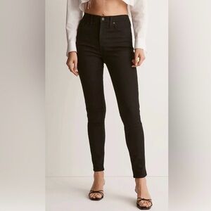 Madewell 9” High Rise Skinny Jeans Black size 29